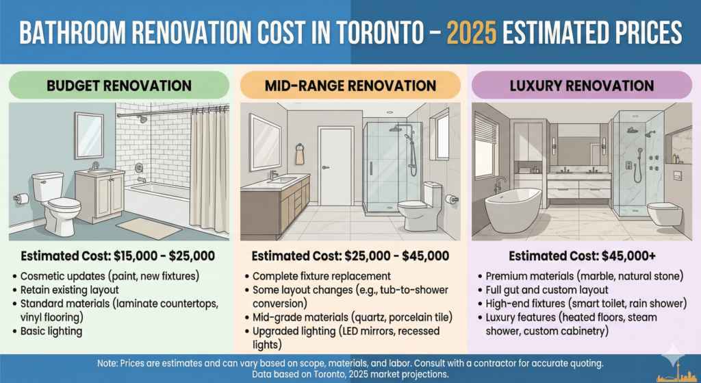 Bathroom Renovation Cost in Toronto
